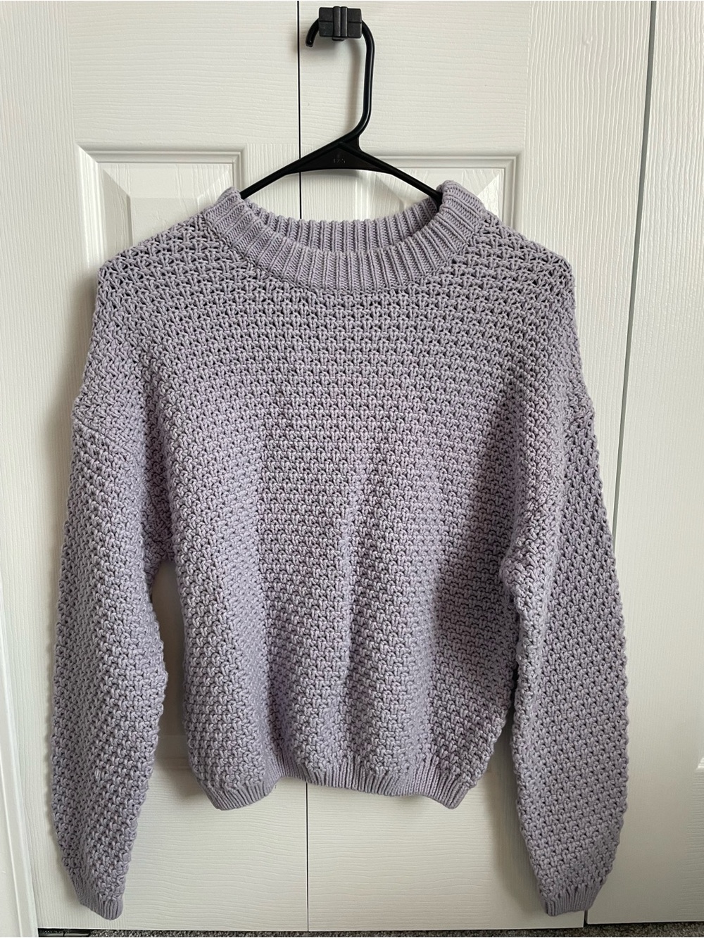 Universal Thread Lavender Chunky Knit Crewneck Sweater